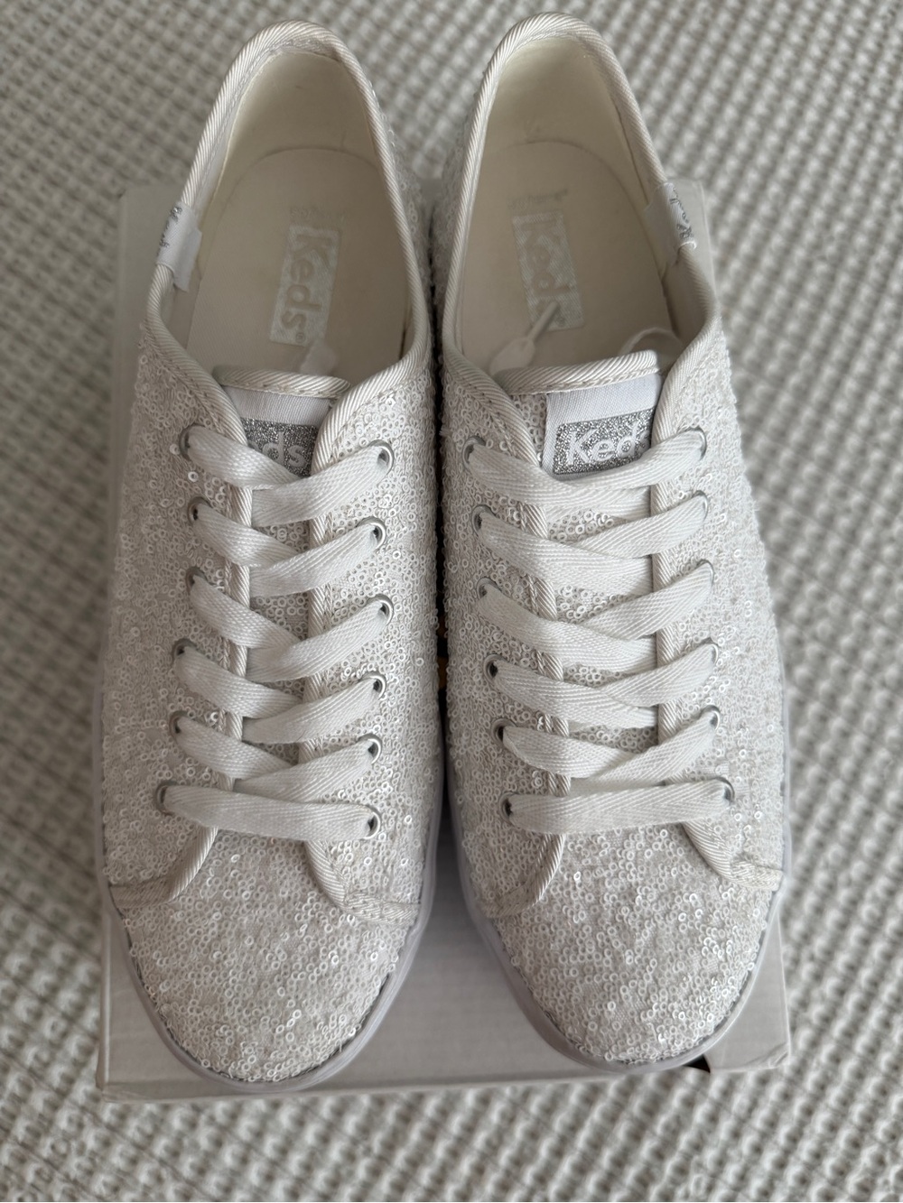 Keds Triple Up Sequins Platform Sneakers - Picture 4 of 15